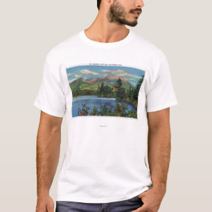 Camiseta MaineView del soporte Katahdin y de la charca de