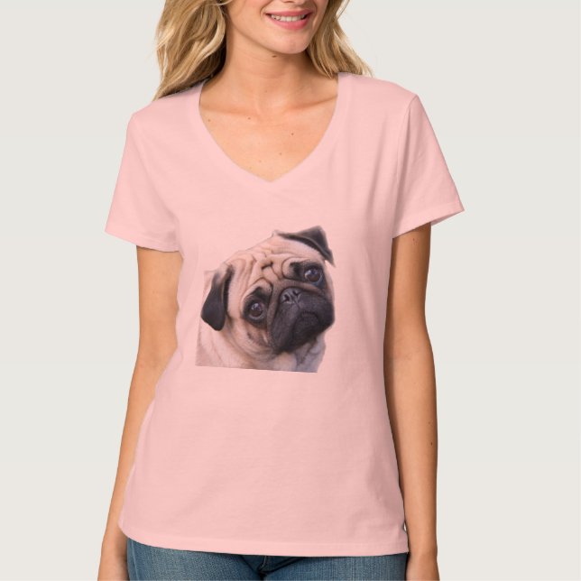 Camiseta Mais pugs menos drogas (Anverso)