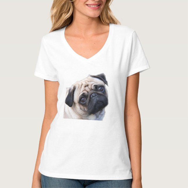 Camiseta Mais pugs menos drogas (Anverso)