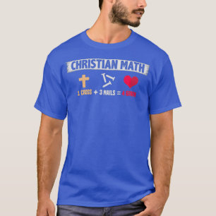 Camiseta Maíz cristiana perdonada 1 cruz 3 clavos 4