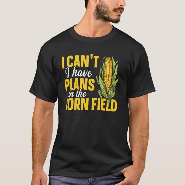 Camiseta Maíz cultivando maíz para agricultura de maíz dulc (Anverso)