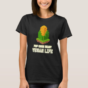 Camiseta Maíz de granjero local 8 bits Orgánico de maíz