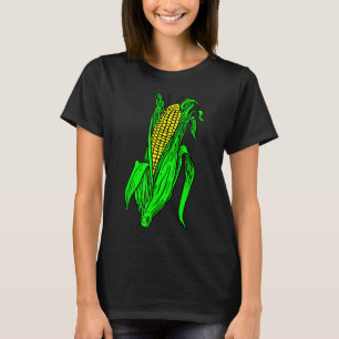 Camiseta Maíz en la huerta del Jardín Cob