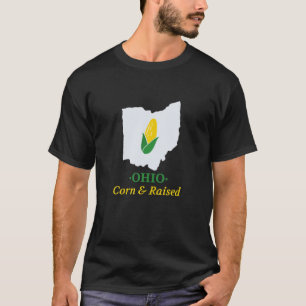 Camiseta Maíz Estatal De Ohio Y Criado   Casa de Ohio   Mid