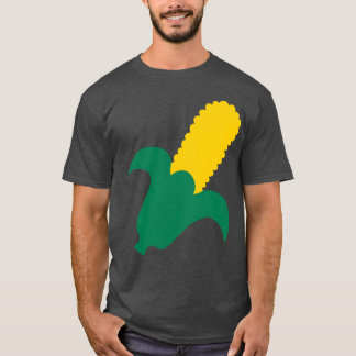 Camiseta maíz mazorca agricultor agricultura vegetal alimen