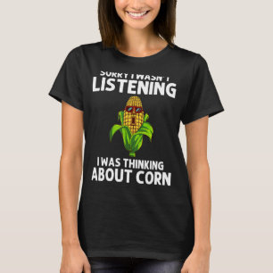 Camiseta Maíz Para Hombres Mujeres Agricultoras De Maíz Cob