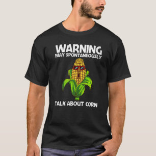 Camiseta Maíz Para Hombres Mujeres Agricultoras De Maíz Cob