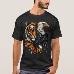 Camiseta Majestad alada: el híbrido del águila tigre