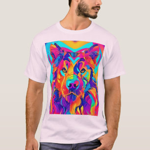 Camiseta Majestad Loba Psicodélica