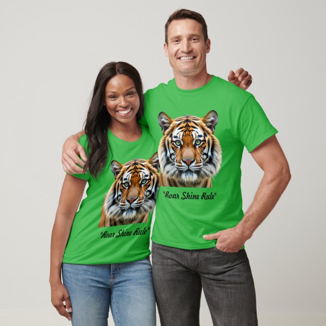 Camiseta "Majestad Rugido Esmeralda" (Unisexo)