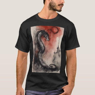 Camiseta "Majestad serpentina: libera al dragón"