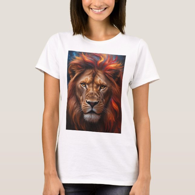 Camiseta Majestätischer Löwe  (Anverso)