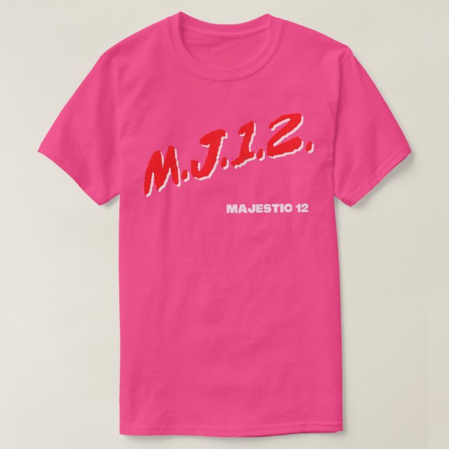 Camiseta Majestic 12 MJ12 (Diseño del anverso)