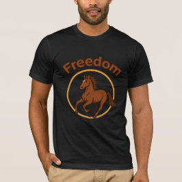 Camiseta **Majestic Arabian Horse in the Golden Desert**