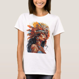 Camiseta Majestic Azteca Queen