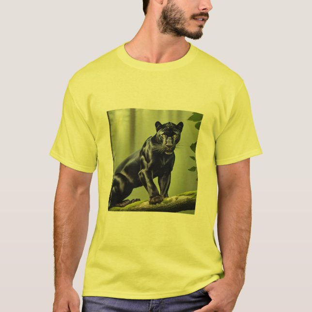 Camiseta Majestic Black Panther T-Shirt (Anverso)