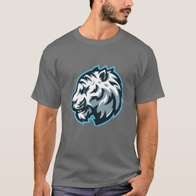 Camiseta Majestic Black Profile Tiger (Anverso)