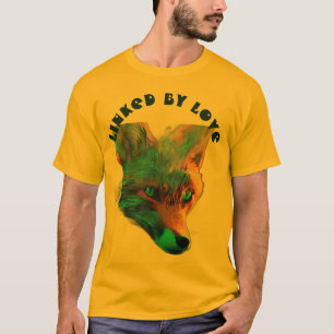 Camiseta Majestic Blue Fox enlazada por Love Design