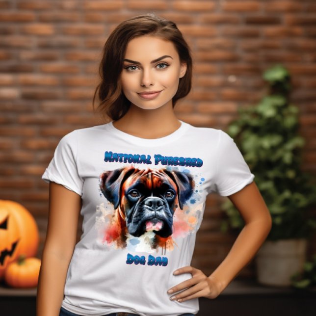 Camiseta Majestic Boxer Dog honra el Día de Purebautismo (Subido por el creador)