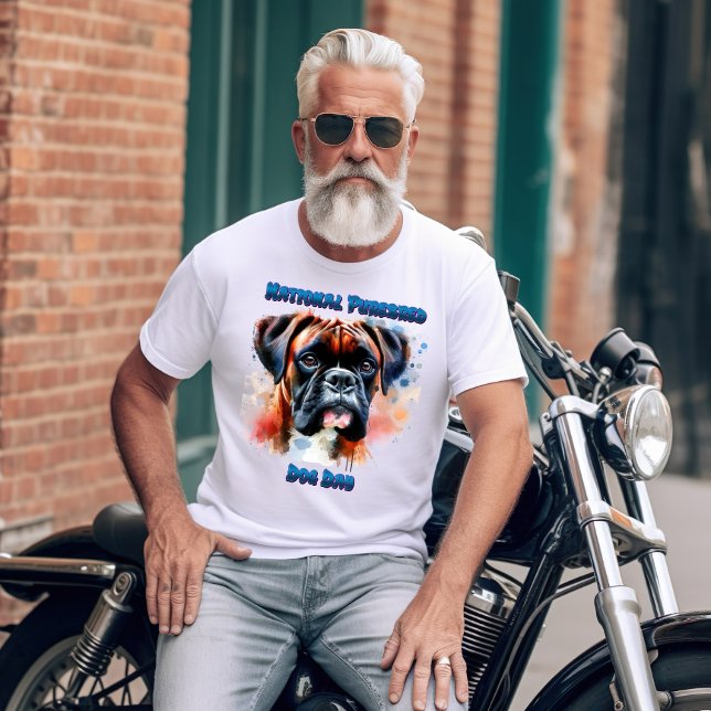 Camiseta Majestic Boxer Dog honra el Día de Purebautismo (Subido por el creador)