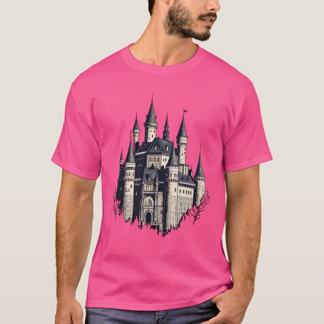 Camiseta Majestic Castle Silhouette - Un cuento de hadas et (Anverso)