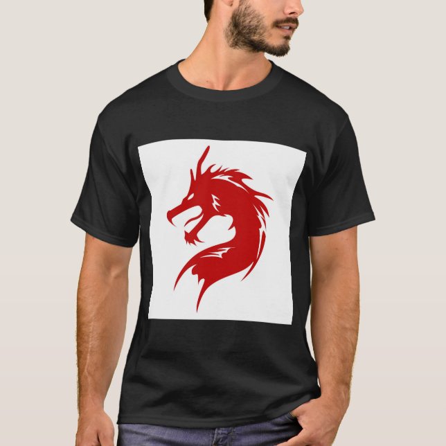 Camiseta Majestic Chinese Dragon – Mythical Power T-Shirt (Anverso)