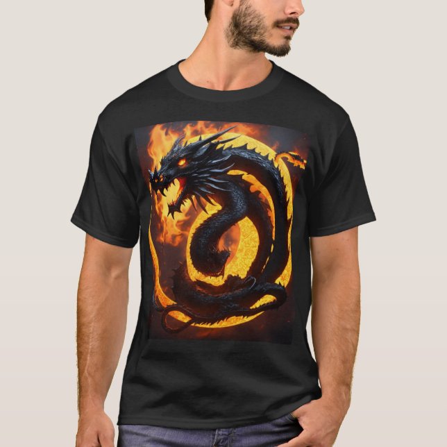 Camiseta Majestic Dragan Tattoo (Anverso)