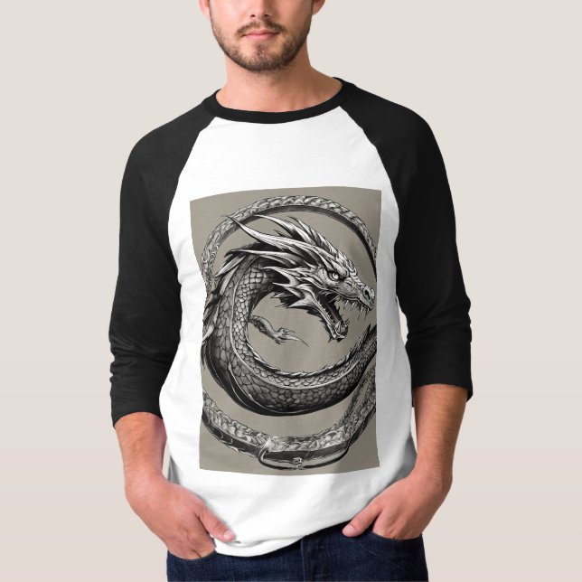 Camiseta Majestic Dragon Design - Desata tu Inne (Anverso)