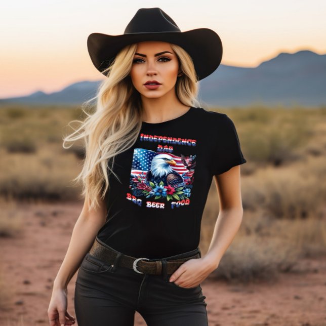Camiseta Majestic Eagle Flying Independence Day (Subido por el creador)