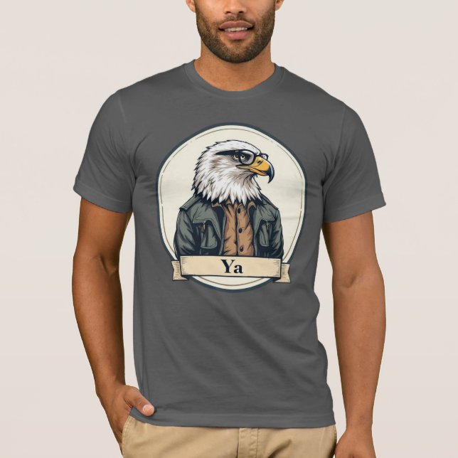 Camiseta Majestic Eagle Head T-Shirt - Vida silvestre patri (Anverso)