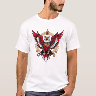 Camiseta Majestic Eagle Power y Pride Luxury T-Shirt