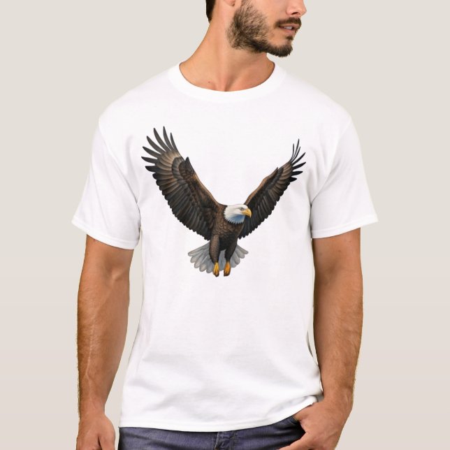 Camiseta Majestic Eagle Soar T-Shirt Design (Anverso)
