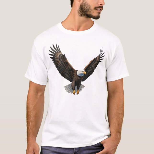 Camiseta Majestic Eagle Soar T-Shirt Design (Anverso)
