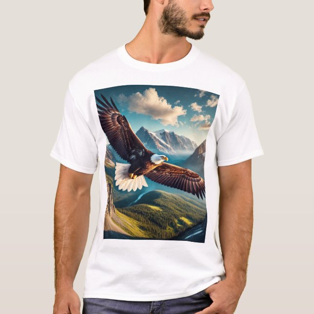 Camiseta Majestic Eagle Soar T-Shirt Design (Anverso)