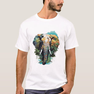 Camiseta Majestic Elephant Animal World Wildlife Beauty Art
