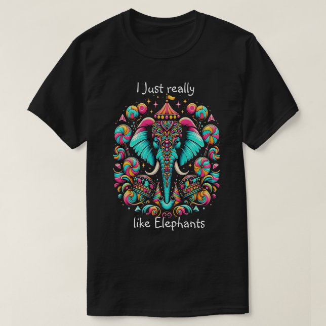 Camiseta Majestic Elephant King (Diseño del anverso)