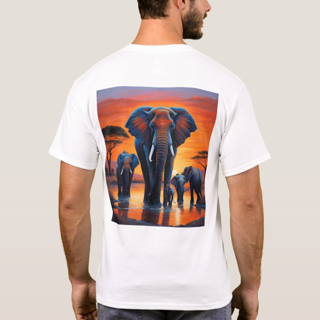 Camiseta Majestic Elephant Tee (Reverso)