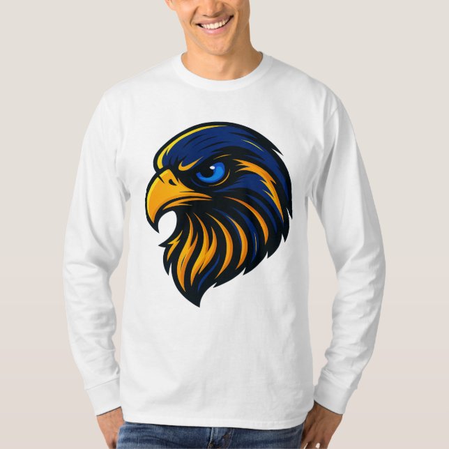 Camiseta Majestic Falcon Head – Men’s Bold Graphic Tee (Anverso)