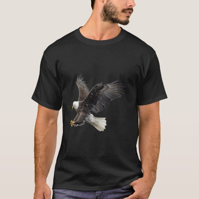 Camiseta Majestic Flying American Bald Eagle (Anverso)
