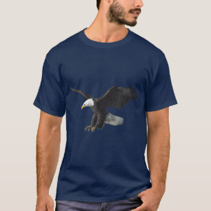 Camiseta Majestic Flying American Bald Eagle Photo