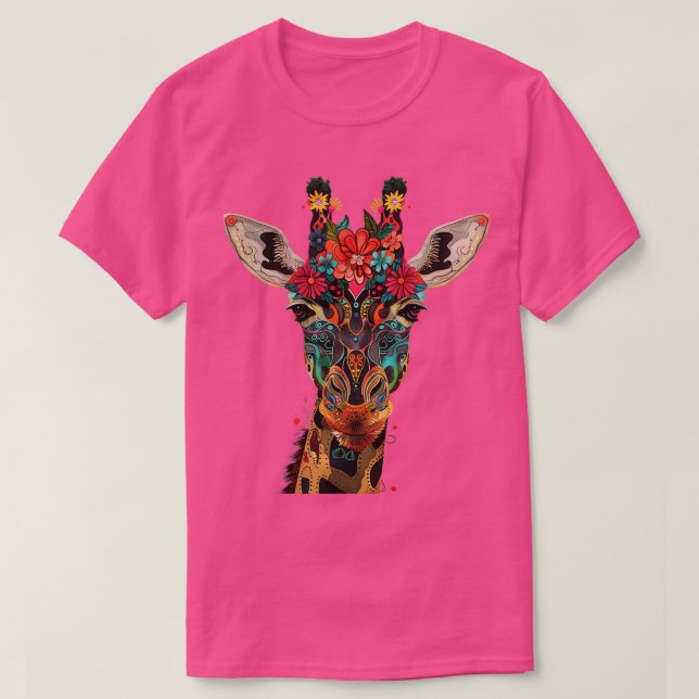 Camiseta Majestic Giraffe Stance (Diseño del anverso)