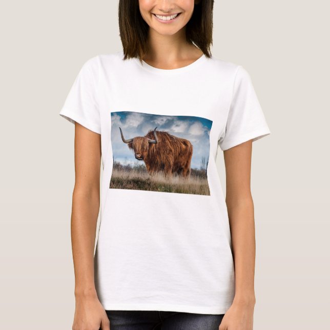Camiseta Majestic Highland Cow (Anverso)