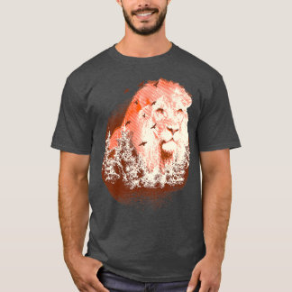 Camiseta Majestic Lion Artwork