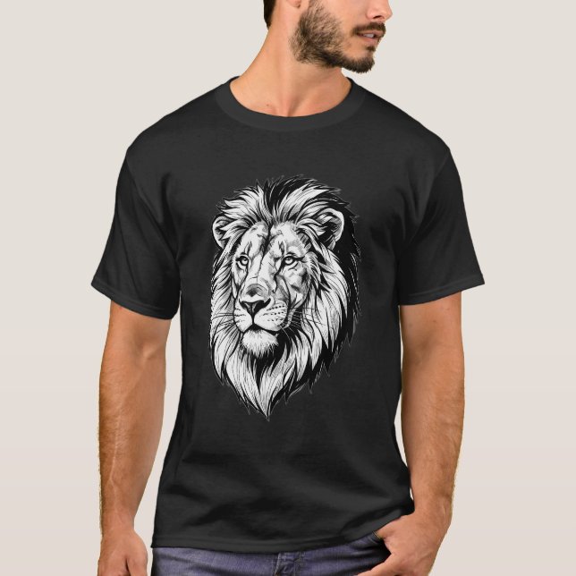 Camiseta Majestic Lion Head (Anverso)