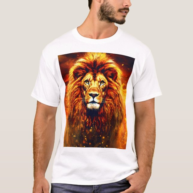Camiseta Majestic Lion Head Tee (Anverso)