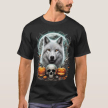 Camiseta Majestic Lobo Blanco - Moonlit Mystique D