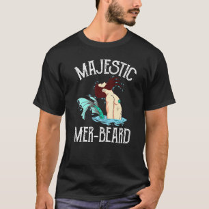Camiseta Majestic Mer Beard Merman Manly Merman
