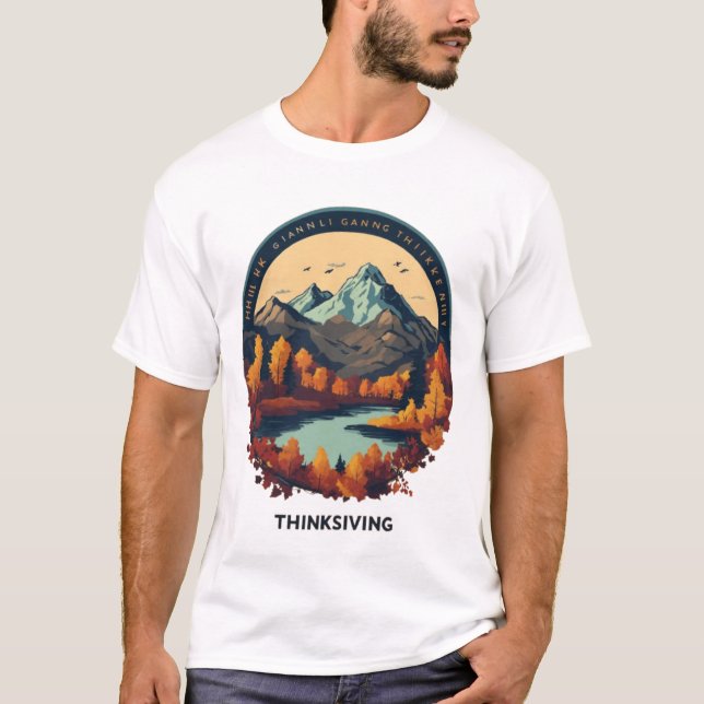 Camiseta Majestic Mountain Peaks T-Shirt - Adventure Awats (Anverso)