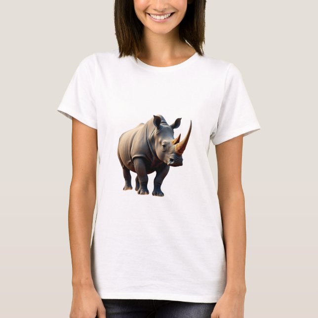 Camiseta Majestic Rhinoceros Savanna T-Shirt (Anverso)