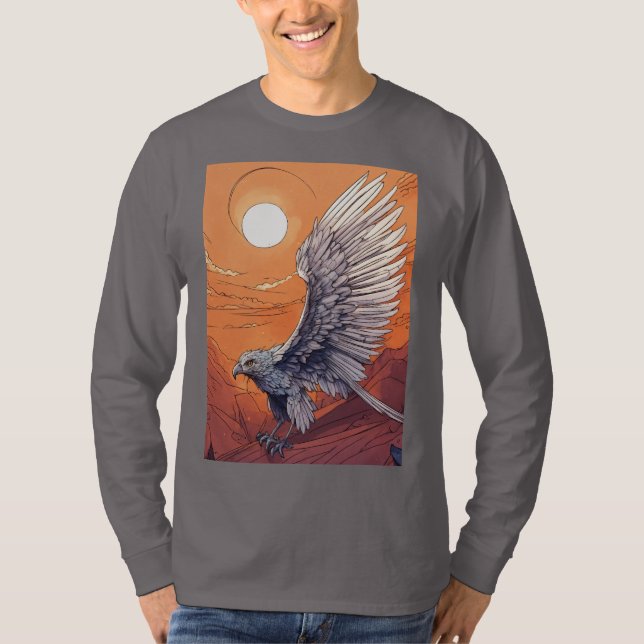 Camiseta Majestic Soar: Eagle Vision Tee (Anverso)